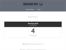 Tablet Screenshot of beefdays.com